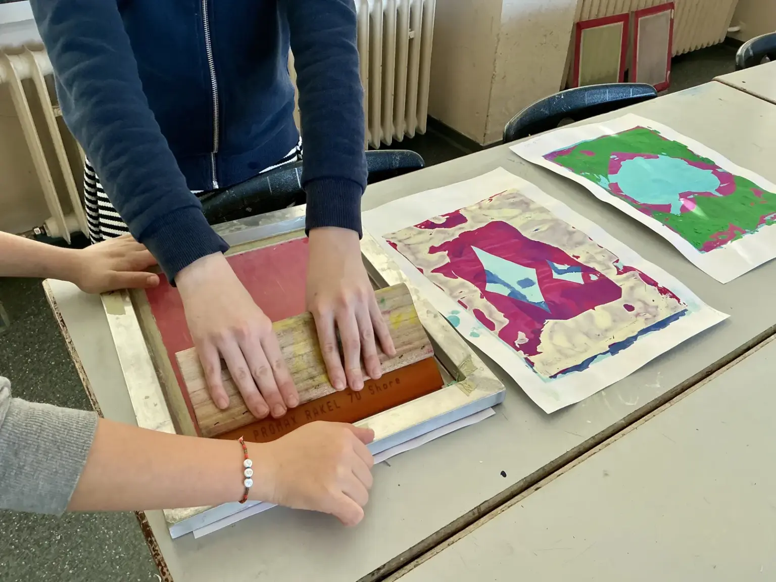 st dominikus gymnasium karlsruhe Kunst Siebdruck03