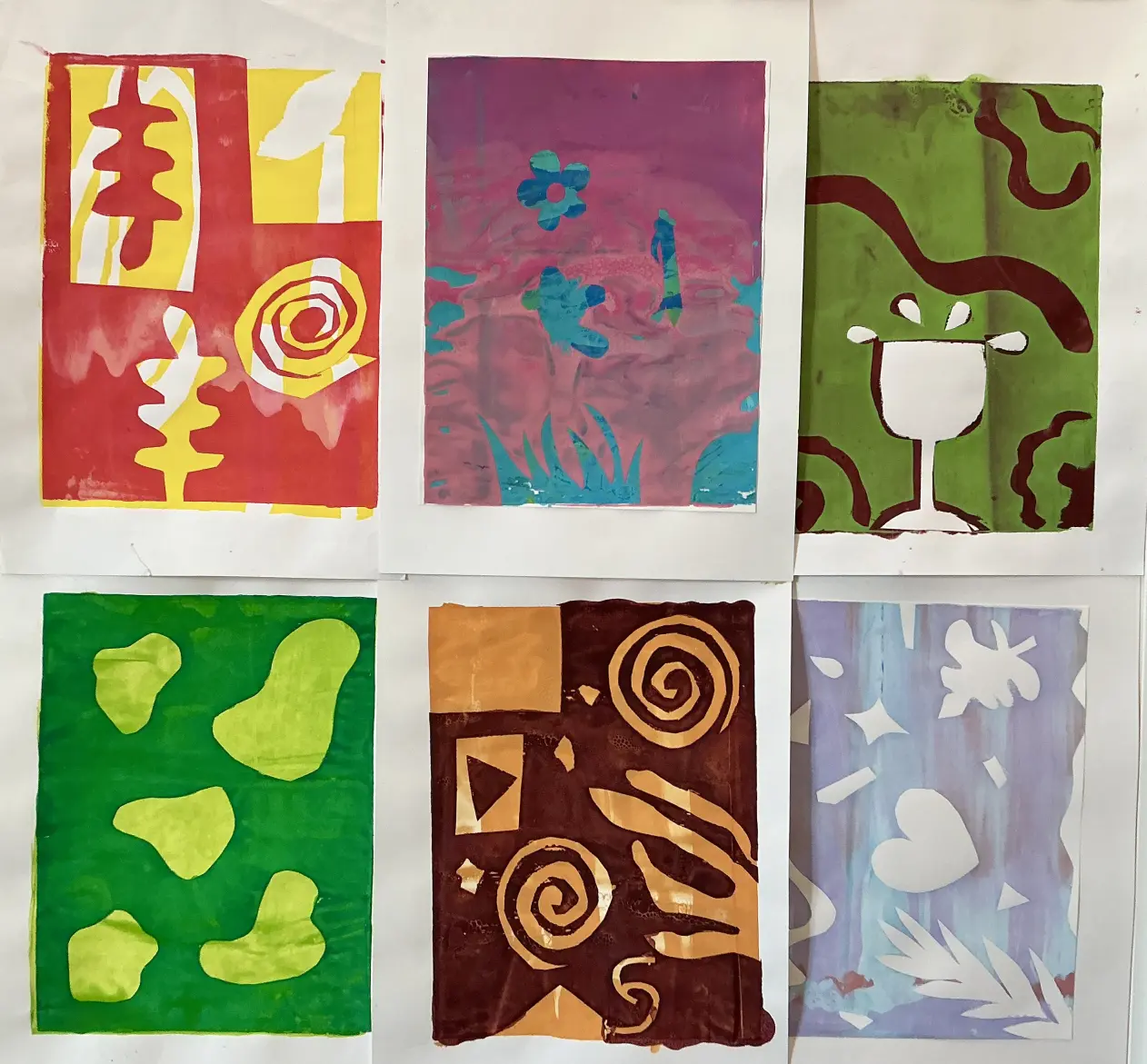 st dominikus gymnasium karlsruhe Kunst Siebdruck05